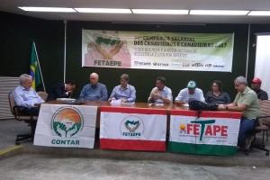 Ameaça aos direitos dos/as trabalhadores/as faz com que dirigentes paralisem negociação com classe patronal Ameaça aos direitos dos/as trabalhadores/as faz com que dirigentes paralisem negociação com classe patronal