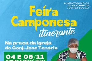 Dias 04 e 05 de novembro tem Feira Camponesa Itinerante no Conjunto José Tenório