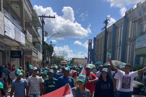 Famílias camponesas protestam contra leilões de terras na Mata Sul de Pernambuco