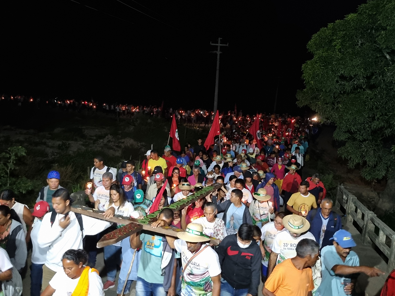 Caminhada da 33ª Romaria da Terra e das Águas de Alagoas